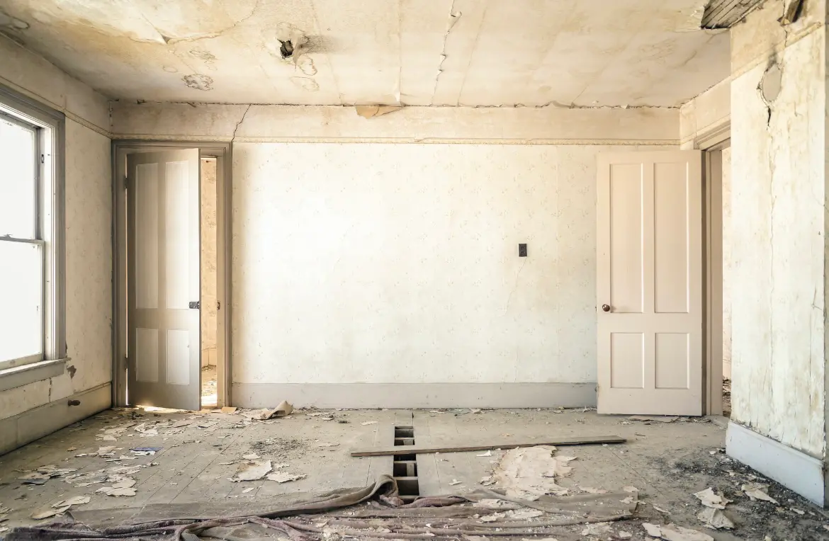 Waste disposal crew managing a cleanout project in Greenwood